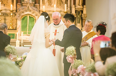 Thuy & Ken Wedding 中国传统兼西式教堂婚礼